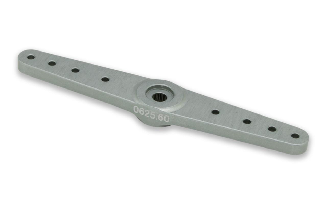 Alu Servoarm Dual 30/60 mm, 25T-6, KST 0625.60 Alu Servoarm Dual 30/60 mm, 25T-6, KST 0625.60