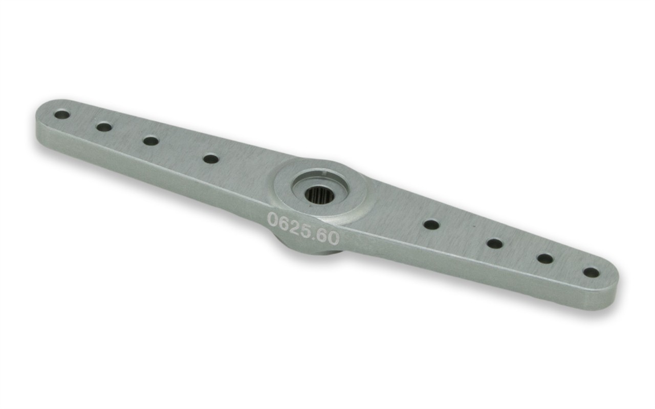 Alu Servoarm Dual 30/60 mm, 25T-6, KST 0625.60